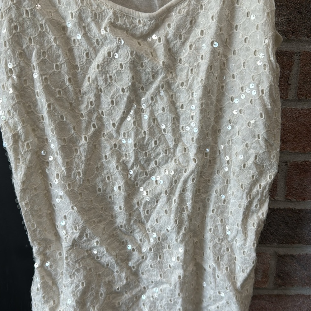 Express sequin medium work tank - Picture 2 of 4